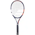 Produktbild: Babolat - Tennisschläger Modell Boost Drive, Griff 2, Blau Orange Weiß, Leichter Graphitrahmen, Großes Schlagfeld, Besaitungsmuster 16x19, für Gelegenheitsspieler, die Sich leicht verbessern möchten