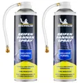 Produktbild: MICHELIN Reifenpannenspray 2x 500ml Reifendichtmittel Pannenspray Reifenfüller