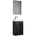 Produktbild: Mid.you Gästebad VCM Slito, Schwarz, Holzwerkstoff, 41 cm, Badezimmer, Gäste-WC