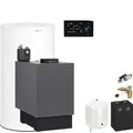 Produktbild: Viessmann Vitoladens 300-C 28,9kW 2-stufig, Z022515, 160L, 100-V, CVAA