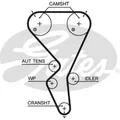 Produktbild: GATES Zahnriemen Steuerriemen für Peugeot 207 WA_ WC_ 1.4 16V 206 Schrägheck