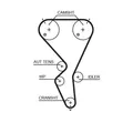 Produktbild: Gates 5615XS Zahnriemen für Citroën C2 JM Peugeot 206 2A/C