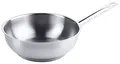 Produktbild: Contacto Sauteuse Edelstahl 18/10 Ø16 cm mit Rohrgriff & Schüttrand, induktionsgeeignet, Kapselboden, Kochtopf ohne Deckel