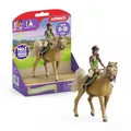 Produktbild: schleich HORSE CLUB | Sarah & Mystery 42714 | bewegliche Mädchenfigur | mit Pferde Zubehör | tolles Geschenk für Mädchen und Jungen | Pferde Spielzeug ab 5 Jahren | 10 Teile | exklusiv bei Amazon