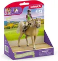Produktbild: schleich HORSE CLUB | Sarah & Mystery 42714 | bewegliche Mädchenfigur | mit Pfer