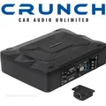 Produktbild: Crunch GP600 20x13cm Auto Aktivsubwoofer Untersitz PKW KFZ Sub + Verstärker 200W