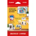 Produktbild: Canon Creative Kit 3 Papiersorten MG-101 100x150mm - 5 Blatt + RP-101 100x150mm - 5 Blatt + PP-201 100x150mm - 50 Blatt
