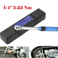 Produktbild: Drehmomentschlüssel 1/4 5-25 Nm Ratsche Drehmoment Werkzeug Motorrad Fahrrad