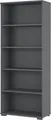 Produktbild: Regal Profi 2.0, aus Holz, 5 OH, 4 Fachböden, 4 Kunststofffüße, B 800 x T 400 x H 2000 mm, graphit 113112