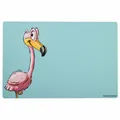 Produktbild: Ritzenhoff & Breker Platzmatte Happy Zoo Flamingo Flo, Kunststoff, Blau, 30x45cm