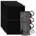 Produktbild: Solaranlage 2,7kWp Full Black + 300L Fothermo Boiler zur Warmwasseraufbereitung