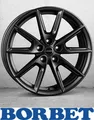 Produktbild: 4x Borbet LX18 8,0X18 5/112 ET44 Black matt