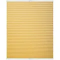 Produktbild: Roomy Plissee Plissee Klemmfix, ohne Bohren, verspannt, Klemmbar gelb 85 cm x 130 cm