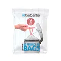 Produktbild: Brabantia V Spenderpackung PerfectFit Müllbeutel Code V, 3 L, 60 Stück, Plastik, Weiß, 23.5 x 29 cm