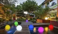 Produktbild: XXL 2-in-1 Solar Kugelleuchte - Schwimmkugel mit LED Beleuchtung | schwimmfähig | 8+1 Farben | warmweiß - kaltweiß | Ø 40 cm | Solarlampe - Dekoleuchte - Deko-Kugel - Gartenlampe - Solarleuchte