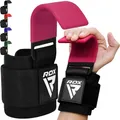 Produktbild: RDX Handgelenkstütze RDX Lifting Straps Hooks Strength Training, Handgelenk Schutz