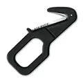 Produktbild: FKMD Rescue Black schwarz - Rettungsmesser mit Kunststoffscheide Gurtschneider