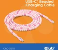 Produktbild: Club3d CLUB3D USB-C® Perlenkabel Rosa