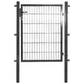 Produktbild: Gartentor PEDDY SHIELD, grau (anthrazit), B:100cm H:120cm, Stahl, Tore, BxH: 100x120 cm