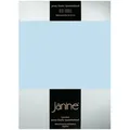 Produktbild: Janine Jersey Elastic Spannbetttuch 140x200 cm - 160x220 cm | hellblau - blau