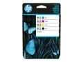 Produktbild: HP 953 - 4er-Pack - Schwarz, Gelb, Cyan, Magenta (6ZC69AE#301)