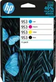 Produktbild: HP 953 Black Cyan Magenta Yellow Ink Cartridge Combo Pack - 6ZC69AE