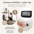 Produktbild: Funk-Wetterstation 40689 mit Außensensor Thermometer innen/außen Schwarz