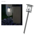 Produktbild: LED Solar-Wegleuchte Edelstahl HOCHWERTIG, warmweiß EXTRA-HELL, Garten-Leuchte