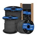 Produktbild: Paracord Seil Nylon Outdoor Survival Camping Basteln 3mm 30m Schwarz 192kg