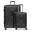 Produktbild: REDOLZ Hartschalen Koffer-Set-2-teilig | S Trolley 40 x 23 x 55 cm mit Laptopfach - 3,2 kg + L Trolley 52 x 34 x 77 cm - 4,4 kg | alle Koffer 5 cm Dehnfalte | für Damen & Herren (Essentials 14)