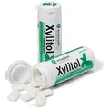Produktbild: 12x Miradent Xylitol Chewing Gum Zahnpflegekaugummis 30 Stück Dose spearmint (12x 30g)