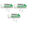Produktbild: Miradent Xylitol Chewing Gum Zahnpflegekaugummis Spearmint 3x 30 Stück