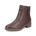 Produktbild: Rieker Damen Klassische Stiefeletten 77281, Frauen Stiefeletten,uebergangsschuhe,uebergangsstiefel,Boots,Stiefel,Bootee,braun (25),37 EU / 4 UK