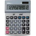Produktbild: Viking Tischrechner 12 -stelliges Display Silber Batterie, Solar AT-814