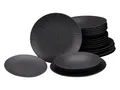Produktbild: CreaTable Tafelservice Vesuvio Schwarz (18-tlg), 6 Personen, Steinzeug