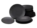 Produktbild: CreaTable 24414 Serie Vesuvio Black 18-tlg Teller Set Geschirrset 6 Personen
