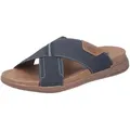 Produktbild: Rieker Pantolette Sommerschuh, Hausschuh, Urlaubsschuh in bequemer Form blau 46 EU