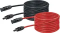 Produktbild: Schwaiger Solarzellenkabel Solarkabel 5 m rot/sw. 0% MwSt. gem. §12 Abs. 3 Nr. 1 UStG