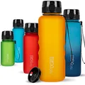Produktbild: 720°DGREE Trinkflasche 1,5 Liter “uberBottle“ softTouch +Sieb - BPA-Frei - XL Wasserflasche für Gym, Fitnessstudio, Workout, Fitness, Sport, Outdoor - Große Sportflasche aus Tritan - Leicht, Stoßfest
