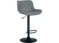 Produktbild: CLP Barhocker Minosa I Fußstütze Aus Metall I Höhenverstellbarer Gepolsterter Drehstuhl