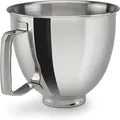 Produktbild: Niemals Verwendet] Kitchenaid Edelstahl-rührschüssel Kaishanyi Kochmaschinenzubehör K5thsbp Für 5qt Mit Griff