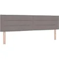 Produktbild: vidaXL Kopfteil mit Kopfteil Taupe 180 cm Kunstleder 42007031