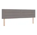 Produktbild: vidaXL Bett Kopfteil Taupe 180 cm Stoff (1-tlg)