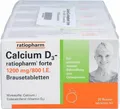 Produktbild: CALCIUM D3-ratiopharm forte Brausetabletten 100 St.