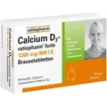 Produktbild: Calcium D3-ratiopharm forte Brausetabletten 100 St