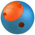Produktbild: Duvo+ Foobler Futterball 17cm blau/orange für Hunde - Futterpuzzle mit Timer