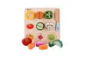 Produktbild: Classic World Rahmenpuzzle Classic World - Puzzle Gemüse scheiden - 24x24x2,5cm - ab 18 Monaten, 19 Puzzleteile