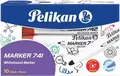 Produktbild: Pelikan 817998 Whiteboard-Marker 741 mit Runddocht, rot, 10 Stück