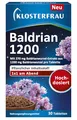 Produktbild: Klosterfrau Baldrian 1200 | mit hochdosiertem Baldrianwurzel-Extrakt | B-Vitamine tragen zu einer normalen Funktion des Nervensystems bei | Zur Unterstützung eines ruhigen Schlafs | 30 Tabletten