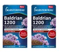 Produktbild: Klosterfrau Baldrian 1200 Tabletten – 30 Stück, 2er Pack, Vegan 56,6 g